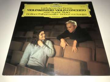 Ludwig van Beethoven - Anne-Sophie Mutter, Berliner Philharmoniker, Herbert von Karajan ‎– Violinkonzert