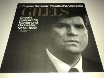 Gilels ; Eugene Ormandy, The Philadelphia Orchestra / Chopin – Piano Concerto No.1 In E Minor