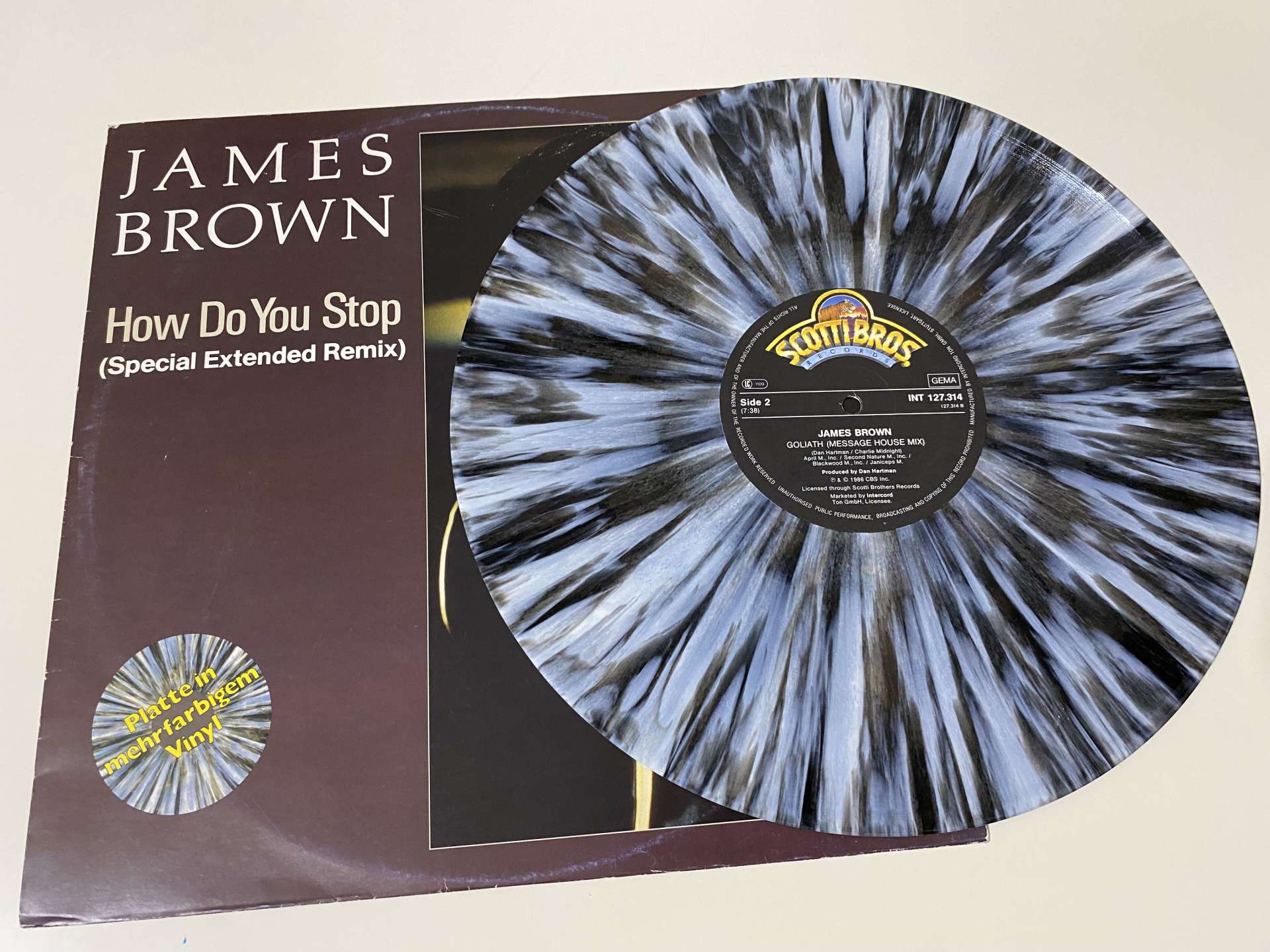 James Brown ‎– How Do You Stop (Special Extended Remix) (Renkli Plak)