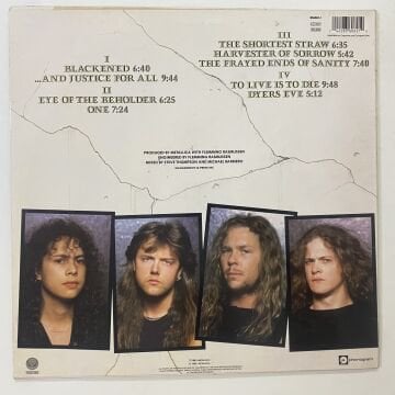 Metallica ‎– ...And Justice For All 2 LP