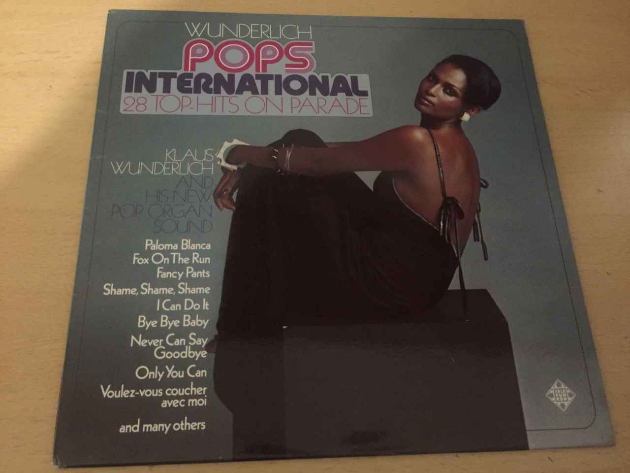 Klaus Wunderlich ‎– Pops International - 28 Top Hits On Parade