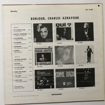 Charles Aznavour – Bonjour, Charles Aznavour