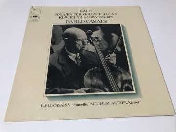 Bach - Pablo Casals, Paul Baumgartner – Sonaten Für Violoncello Und Klavier Nr. 1-3 BWV 1027-1029
