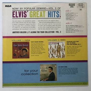 Elvis Presley – Elvis' Golden Records, Vol. 3