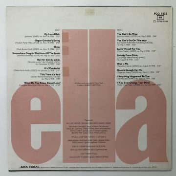 Ella Fitzgerald And Her Savoy Eight – Ella Volume 2 1936 - 1939