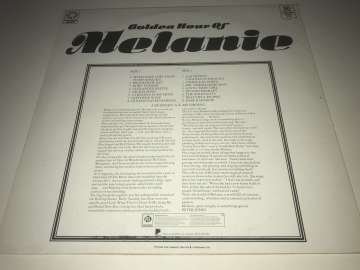 Melanie ‎– Golden Hour Of Melanie