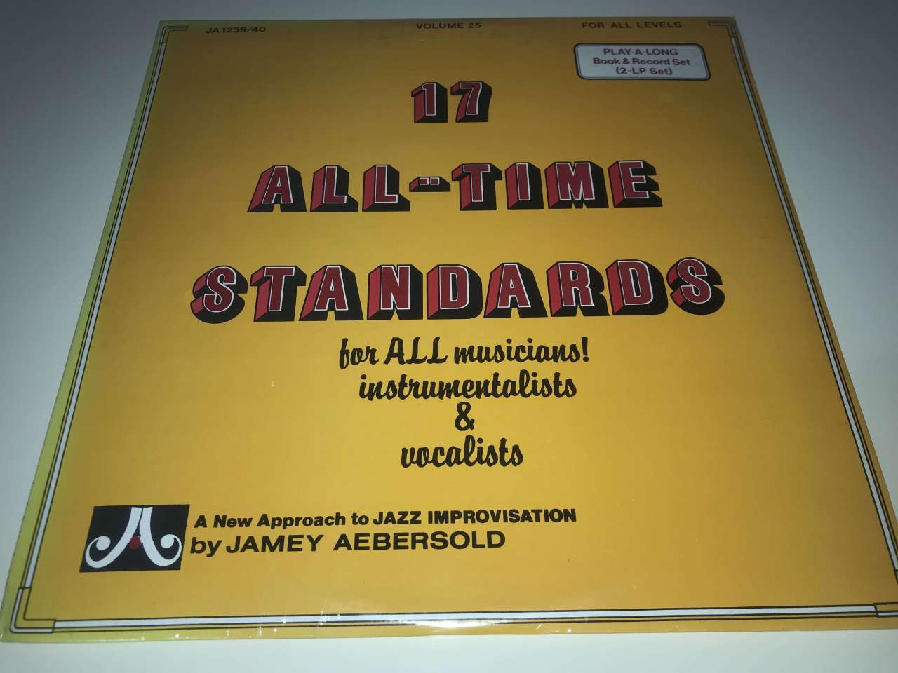 Jamey Aebersold – 17 All-time Standards 2 LP (Dönem Baskı Ambalajı Açılmamış)