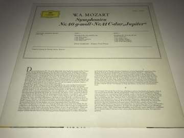Wolfgang Amadeus Mozart - Wiener Symphoniker, Ferenc Fricsay – Symphonien Nr. 40 G-moll · Nr. 41 C-dur ''Jupiter''