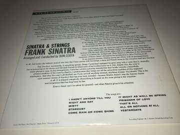 Frank Sinatra ‎– Sinatra & Strings