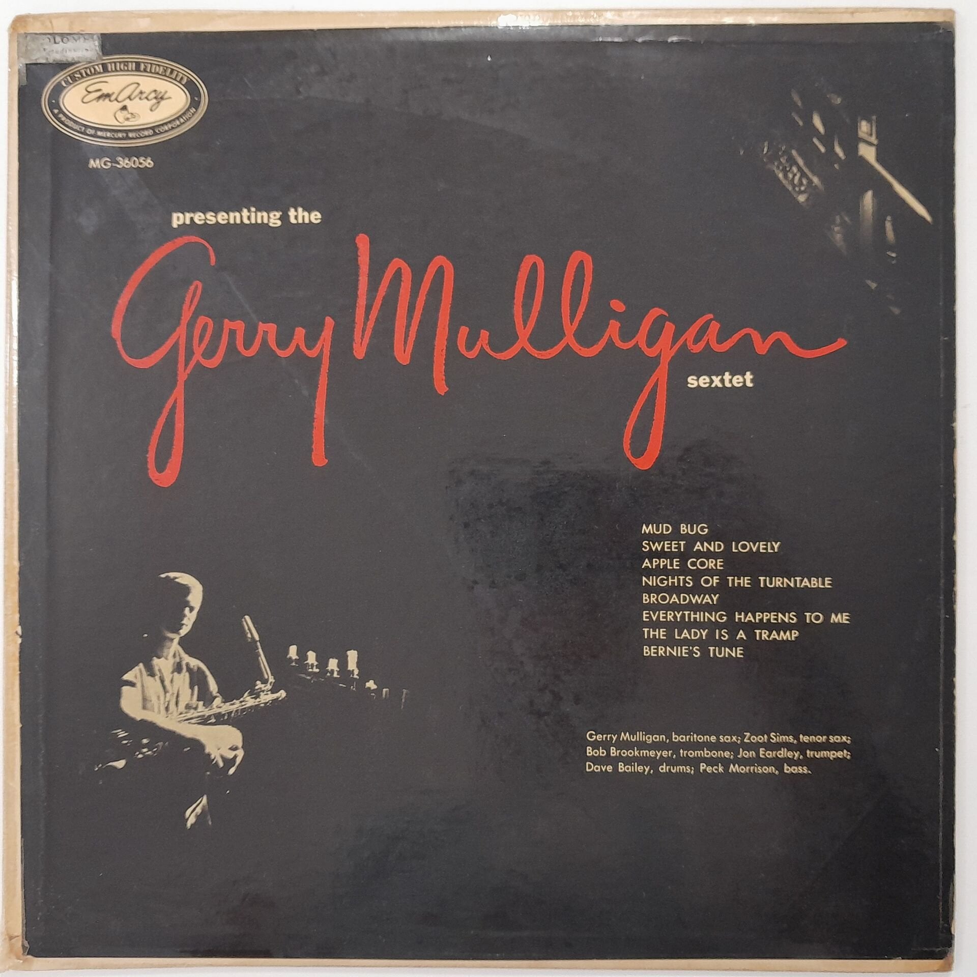 The Gerry Mulligan Sextet – Presenting The Gerry Mulligan Sextet