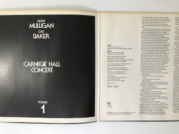 Gerry Mulligan / Chet Baker – Carnegie Hall Concert Volume 1