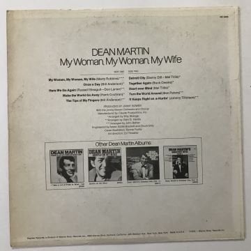 Dean Martin – My Woman, My Woman, My Wife