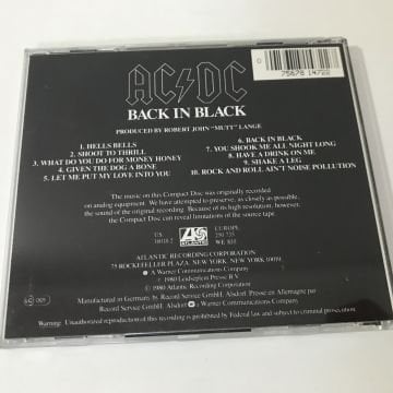 AC/DC – Back In Black