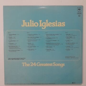 Julio Iglesias ‎– The 24 Greatest Songs 2 LP