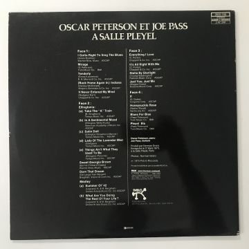 Oscar Peterson / Joe Pass – Live At Salle Pleyel, Paris 2 LP