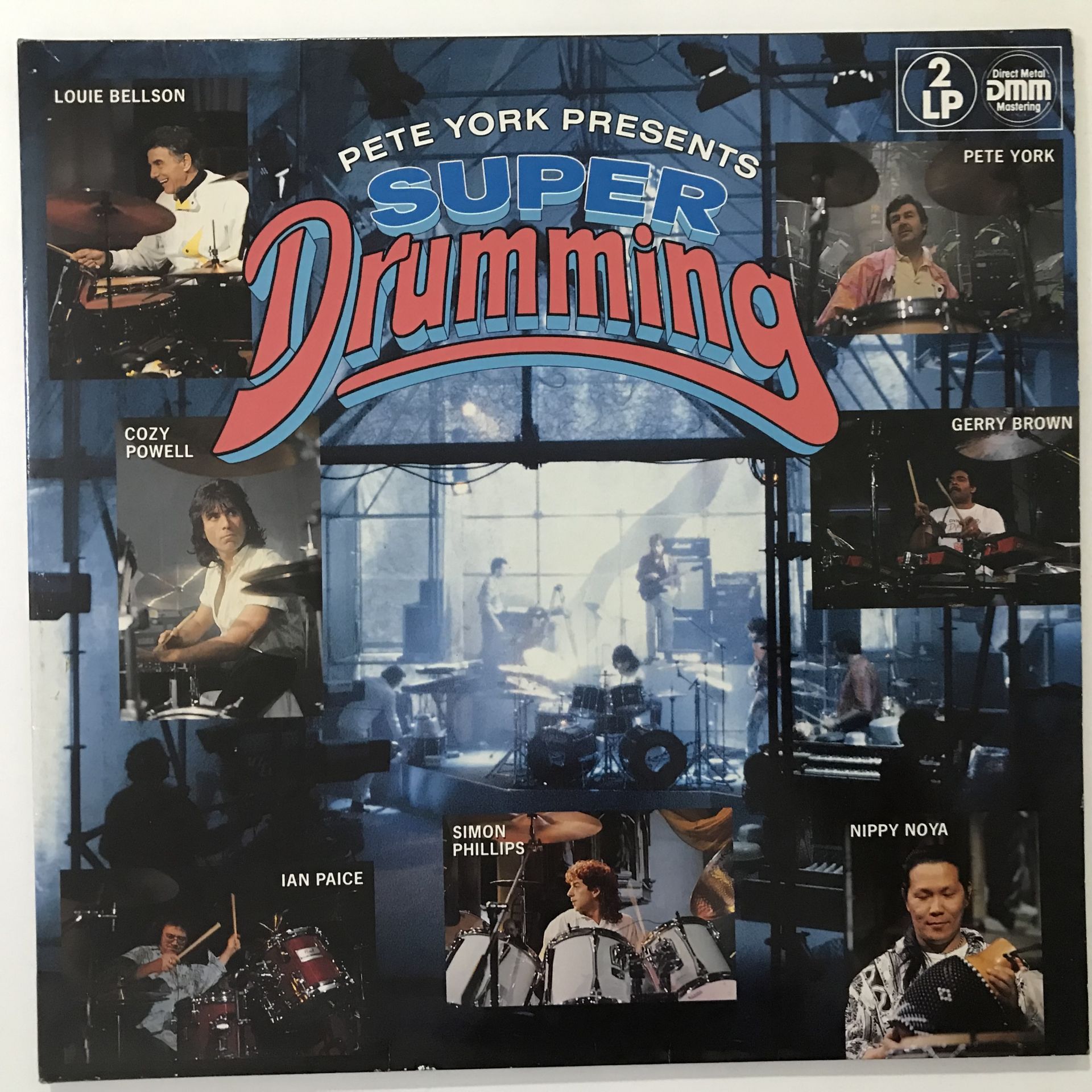 Pete York, Louie Bellson, Cozy Powell, Gerry Brown, Ian Paice, Simon Phillips, Nippy Noya – Pete York Presents Super Drumming 2 LP