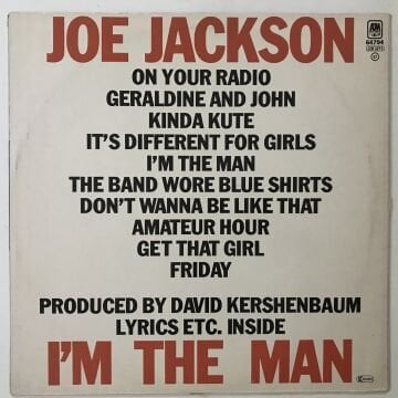 Joe Jackson ‎– I'm The Man