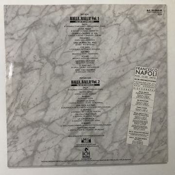 Francesco Napoli – Balla..Balla! - Italian Hit Connection (Vol. 1 & 2) ( Resimli Plak )