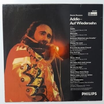 Demis Roussos – Addio - Auf Wiedersehn