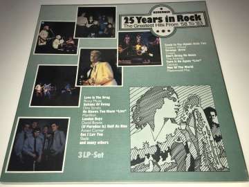 Remember 25 Years In Rock / The Greatest Hits From '58 To '83 3 LP Kutulu Set
