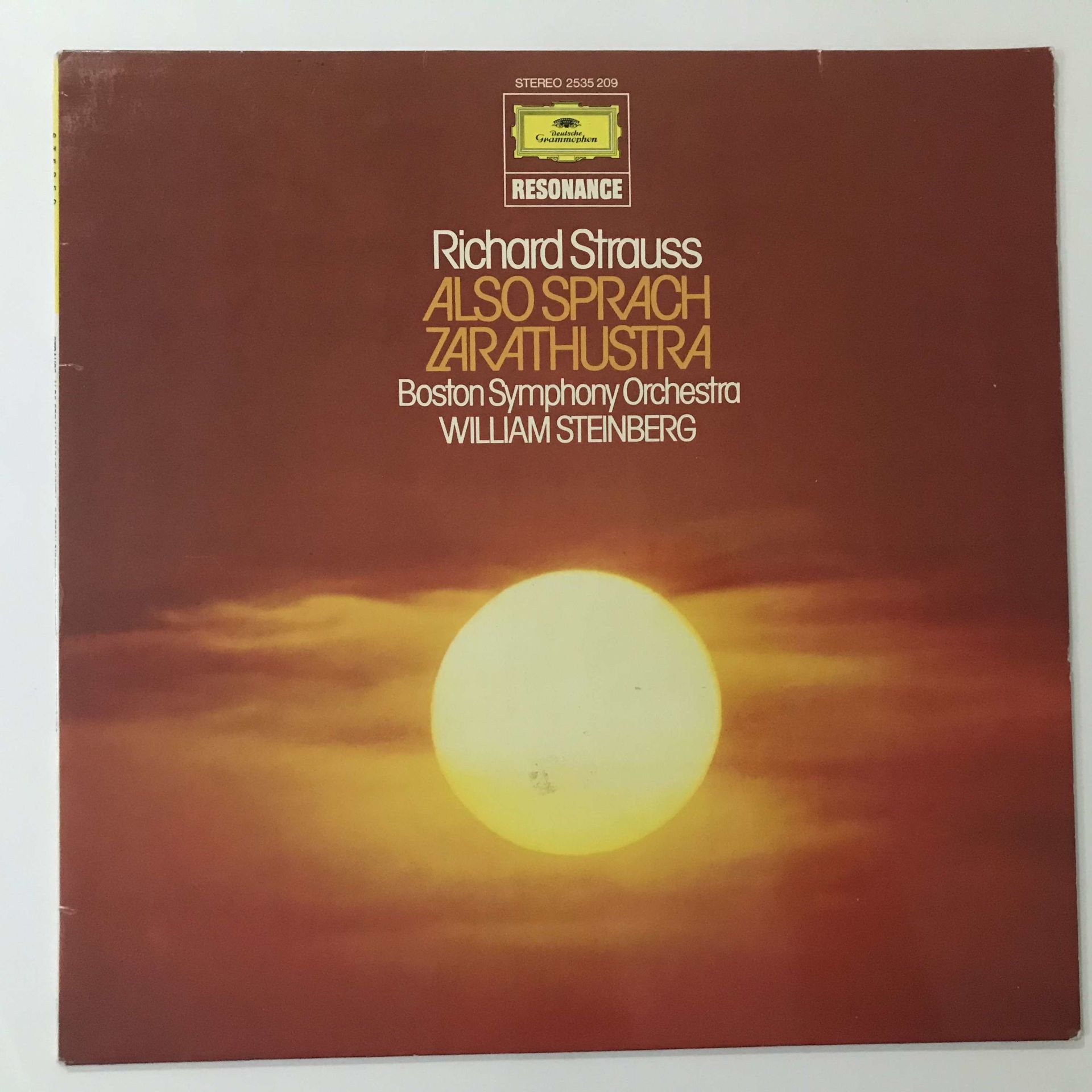 Richard Strauss - Boston Symphony Orchestra • William Steinberg ‎– Also Sprach Zarathustra