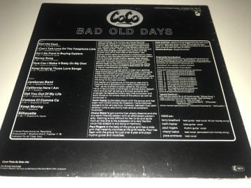 Coco ‎– Bad Old Days