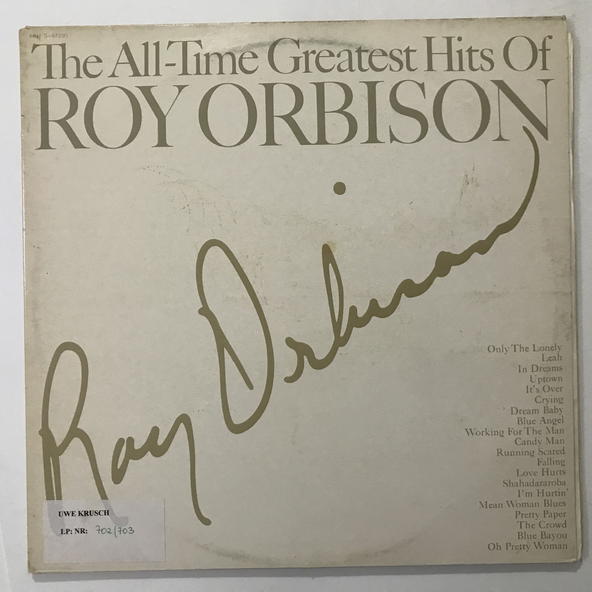 Roy Orbison ‎– The All-Time Greatest Hits Of 2 LP