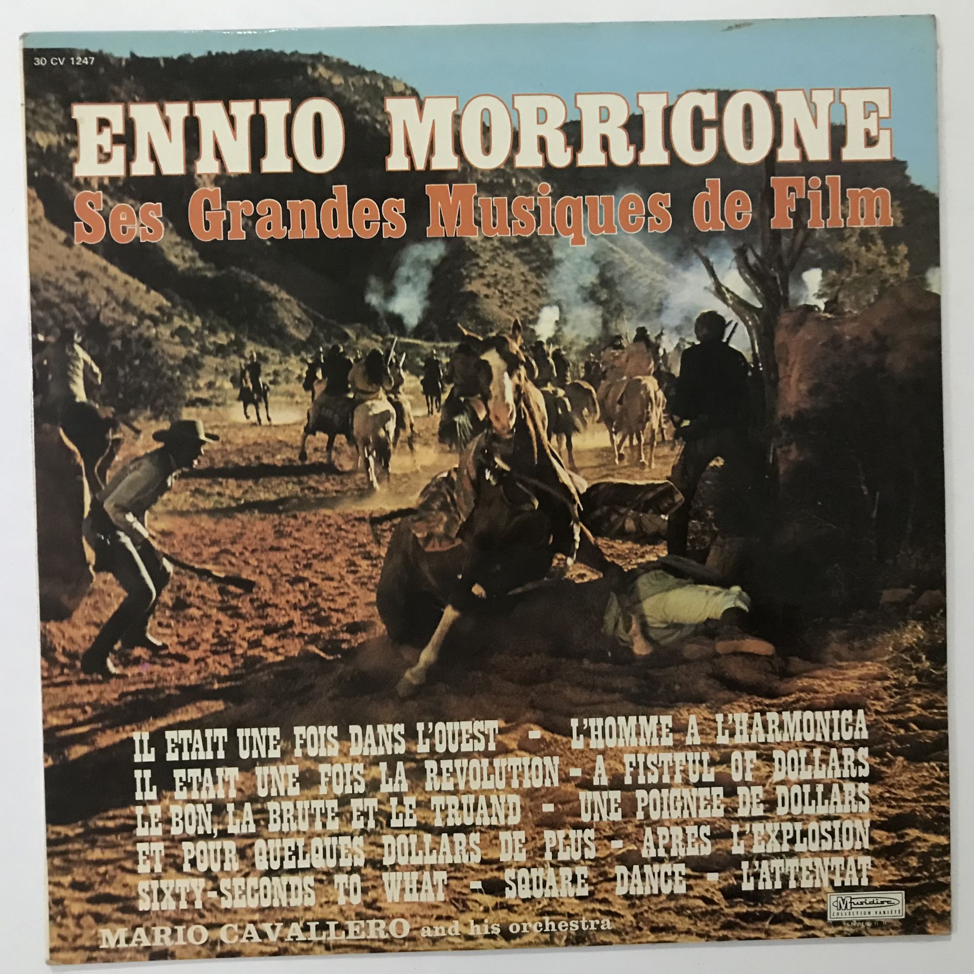 Ennio Morricone, Mario Cavallero And His Orchestra – Ses Grandes Musiques De Film