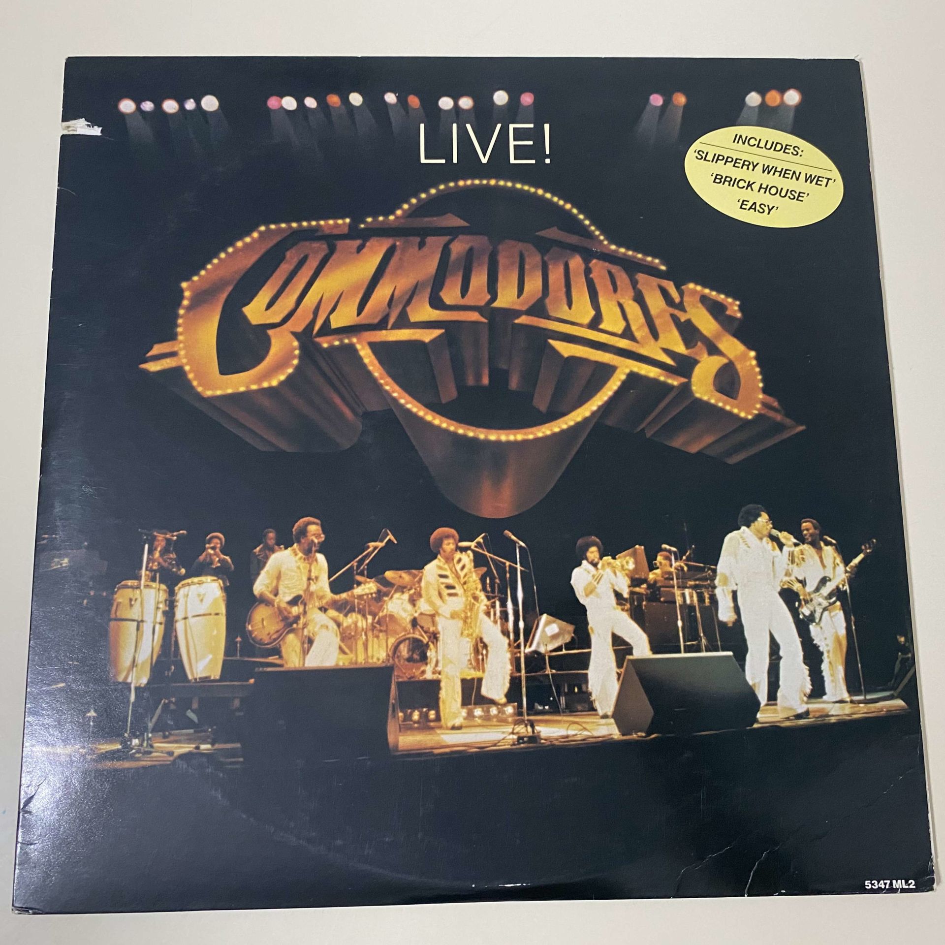 Commodores ‎– Live! 2 LP