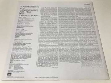 Boccherini • Field • Schobert, Eckart Sellheim, Collegium Aureum, Franzjosef Maier – Klavierkonzerte von Luigi Boccherini, John Field Und Johann Schobert