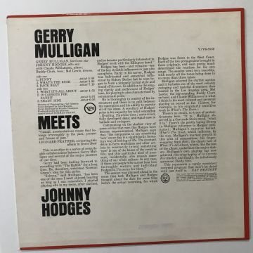 Gerry Mulligan & Johnny Hodges – Gerry Mulligan Meets Johnny Hodges