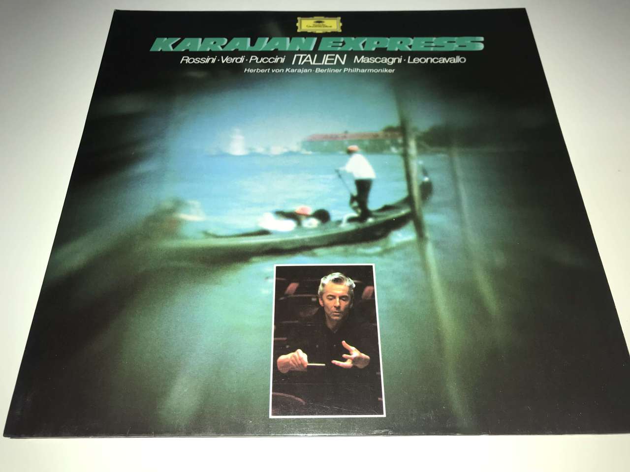 Rossini ▪ Verdi ▪ Puccini ▪ Mascagni ▪ Leoncavallo - Herbert von Karajan ▪ Berlin Philharmonic Orchestra ‎– Karajan Express 2 LP