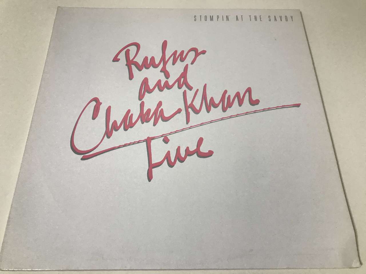 Rufus And Chaka Khan ‎– Stompin' At The Savoy 2 LP
