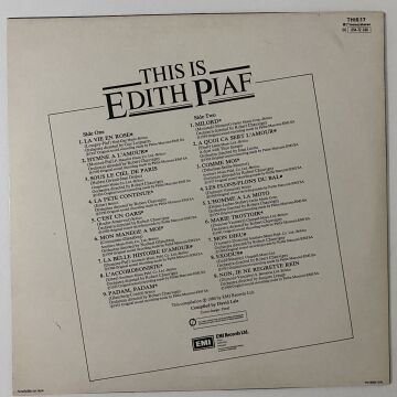 Edith Piaf – This Is Edith Piaf