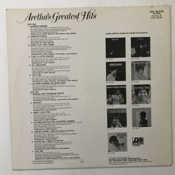 Aretha Franklin – Aretha's Greatest Hits