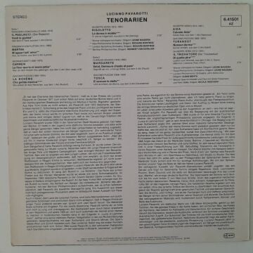 Luciano Pavarotti ‎– Tenorarien