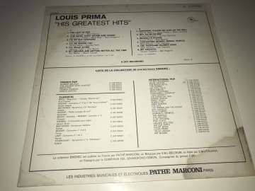 Louis Prima ‎– His Greatest Hits