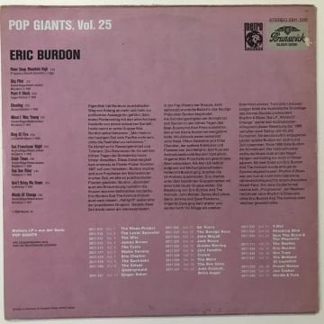 Eric Burdon And The Animals – Pop Giants, Vol. 25