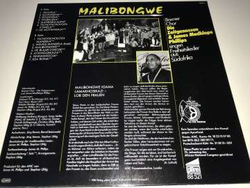 Bremer Chor Die Zeitgenossen & James M. Phillips – Singen Freiheitslieder Aus Südafrika - Malibongwe