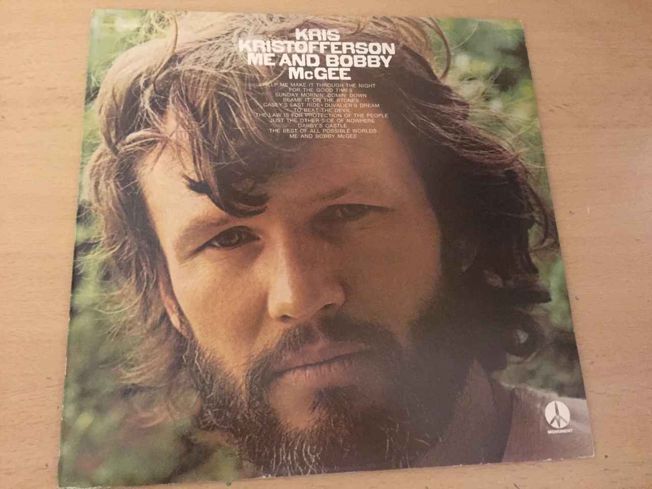 Kris Kristofferson ‎– Me And Bobby McGee