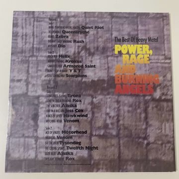 Power, Rage And Burning Angels - The Best Of Heavy Metal 2 LP