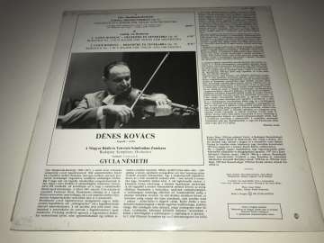 Mendelssohn / Beethoven - Dénes Kovács, Budapest Symphony Orchestra, Gyula Németh – Violin Concerto In E Minor / Romances