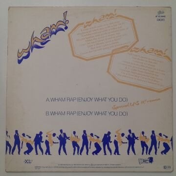 Wham! ‎– Wham Rap (Enjoy What You Do) (Special US 12'' Remix)