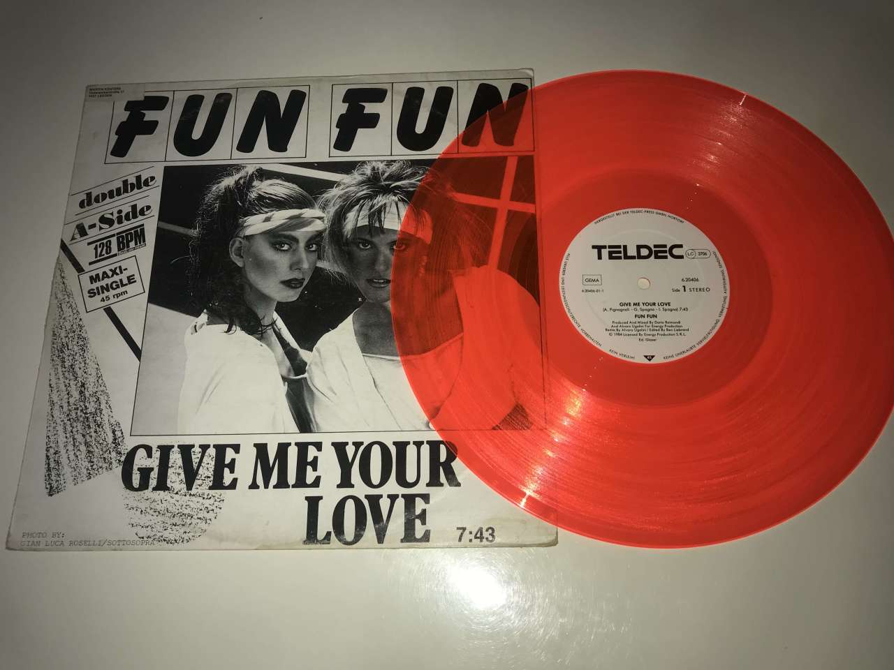 Fun Fun ‎– Give Me Your Love / Tell Me (Turuncu Renkli Plak)