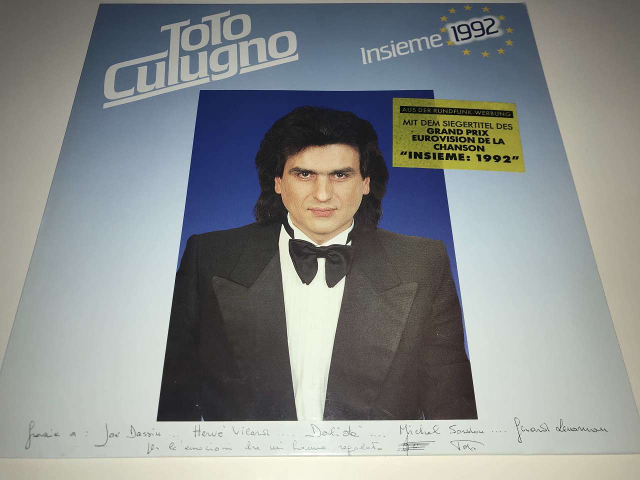 Toto Cutugno ‎– Insieme: 1992