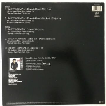 Michael Jackson ‎– Smooth Criminal