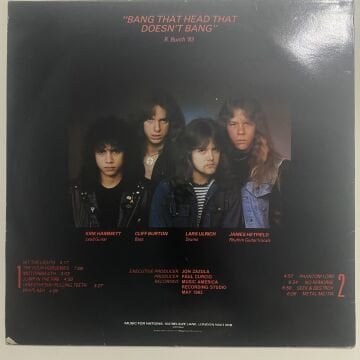 Metallica ‎– Kill 'Em All