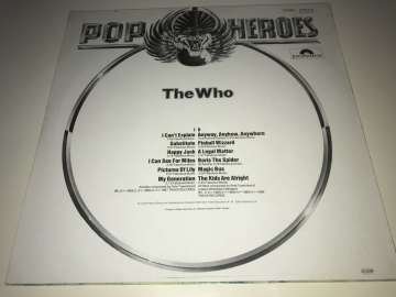The Who ‎– Pop Heroes The Who