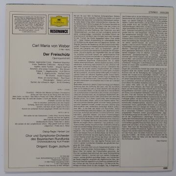 Weber - Irmgard Seefried, Rita Streich, Richard Holm, Eberhard Waechter, Kurt Böhme, Eugen Jochum – Der Freischütz