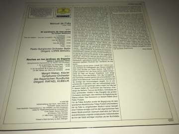 Manuel De Falla / Lorin Maazel, Margrit Weber · Rafael Kubelik ‎– Tänze Aus »Der Dreispitz« / Nächte In Spanischen Gärten